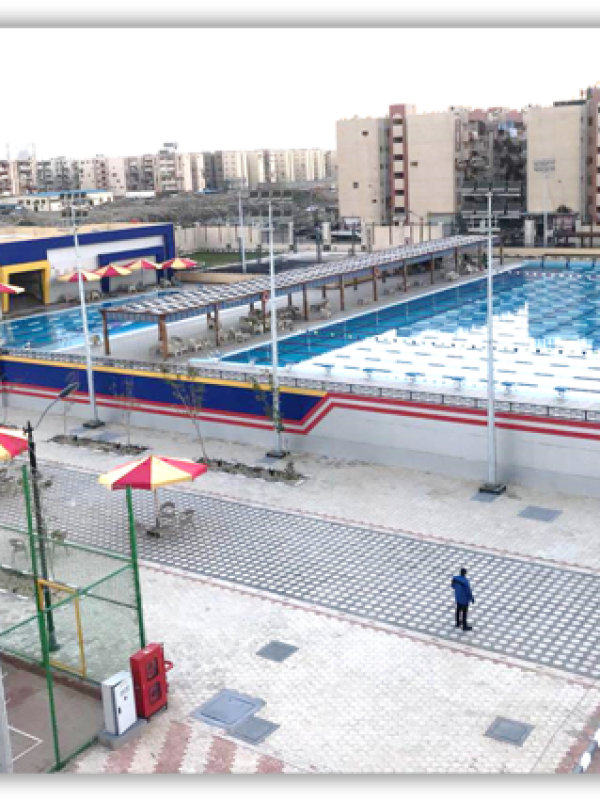 شركة الأهرام للمقاولات العامة تنفذ مشروع القرية الأولمبية ببورسعيد